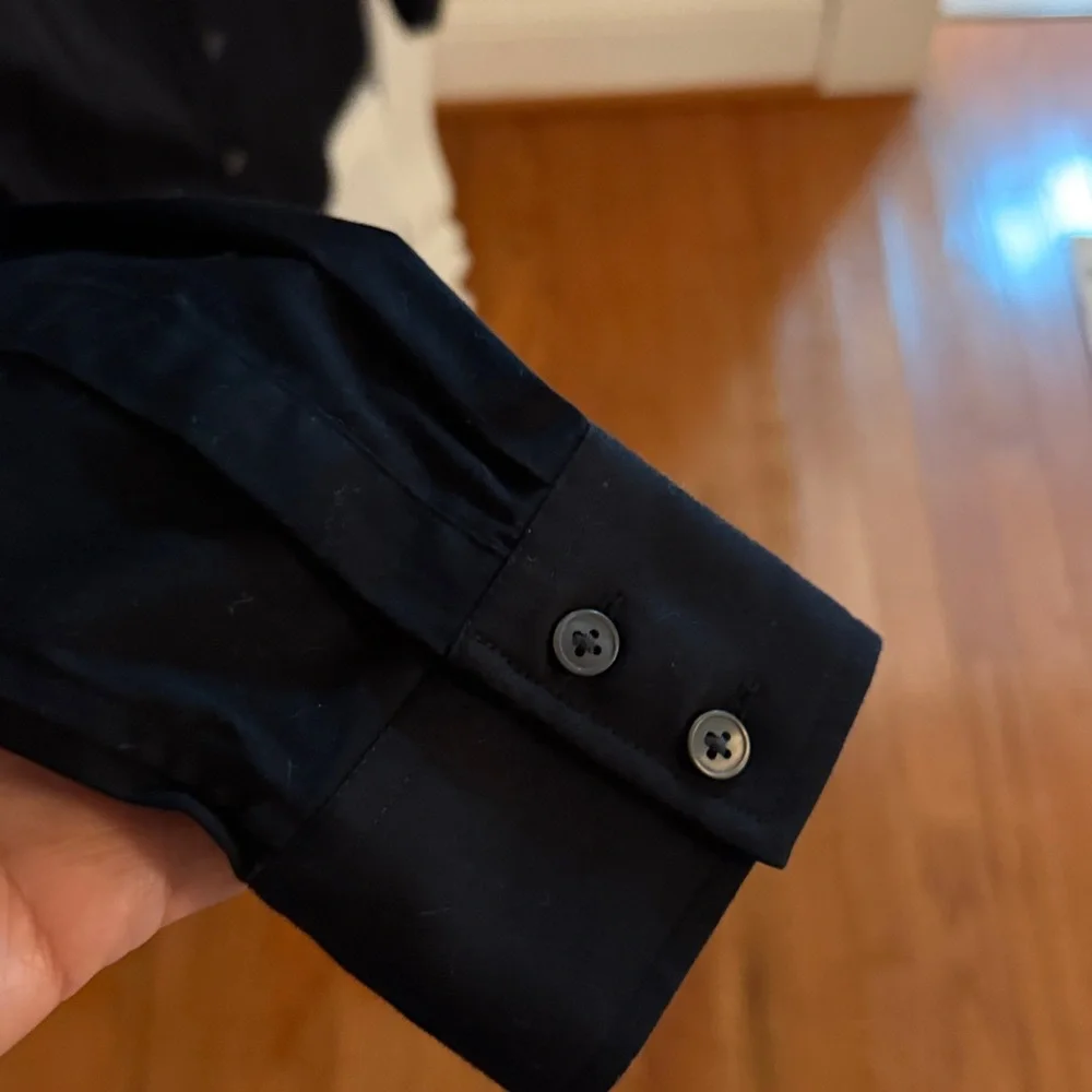 Banana Republic Midnight Black Collared Shirt - Picture 3 of 3